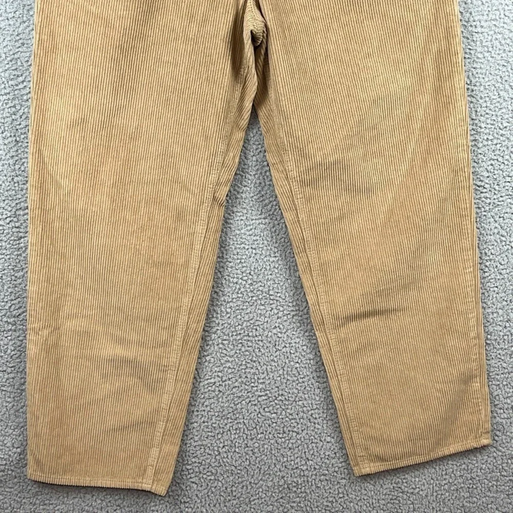 NWD Empyre Corduroy‎ Sk8 Pants Mens 34 Khaki Beige Loose Fit Cord Skater 34x30